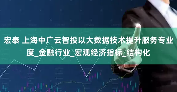 宏泰 上海中广云智投以大数据技术提升服务专业度_金融行业_宏观经济指标_结构化